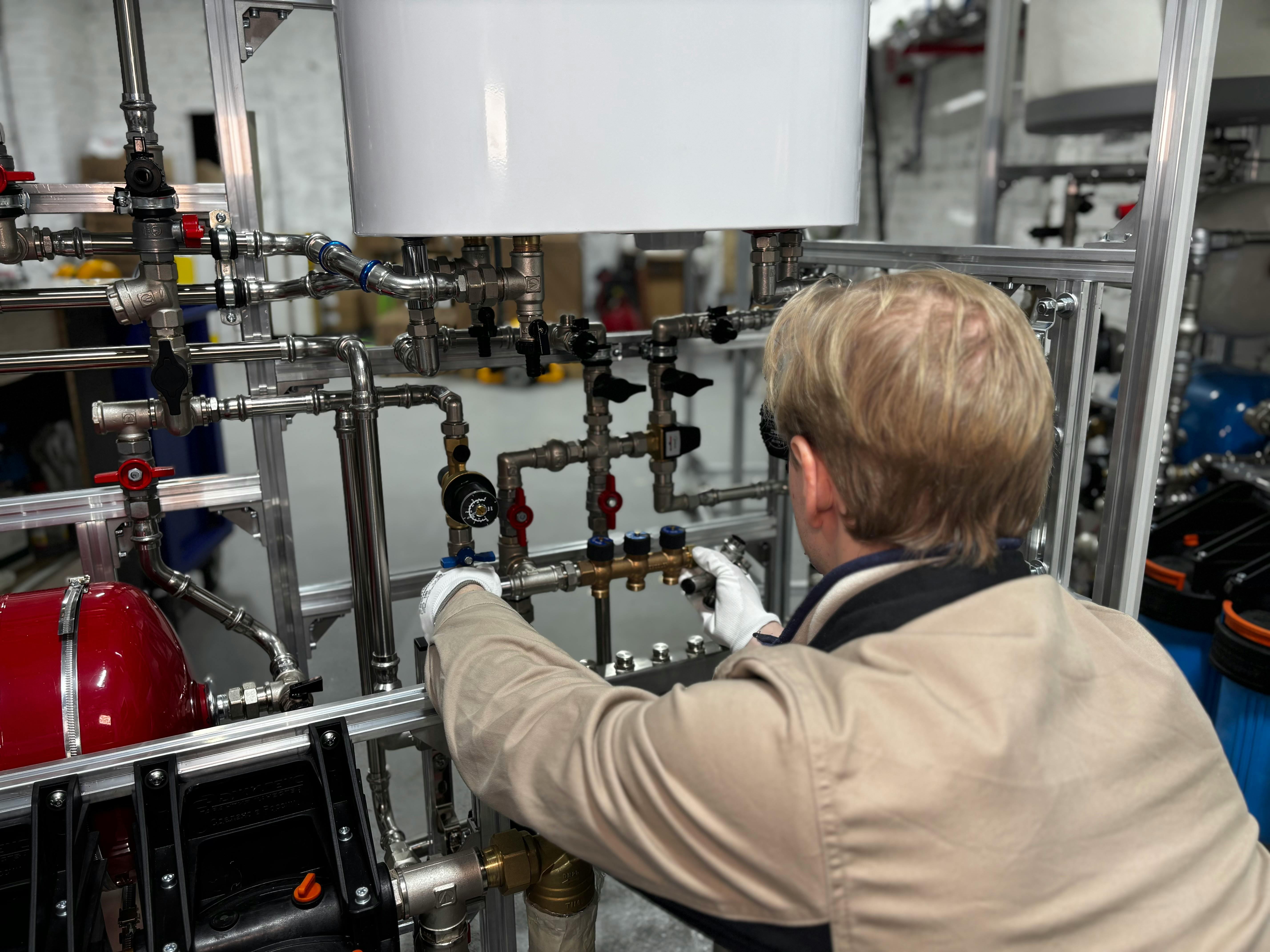 Hydraulik w pracy